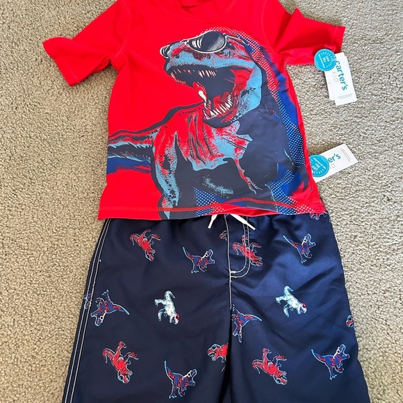 2 Sets of boys swimming shorts and UPF shirts size 6 🌟NWT 🌟 - Picture 3 of 6